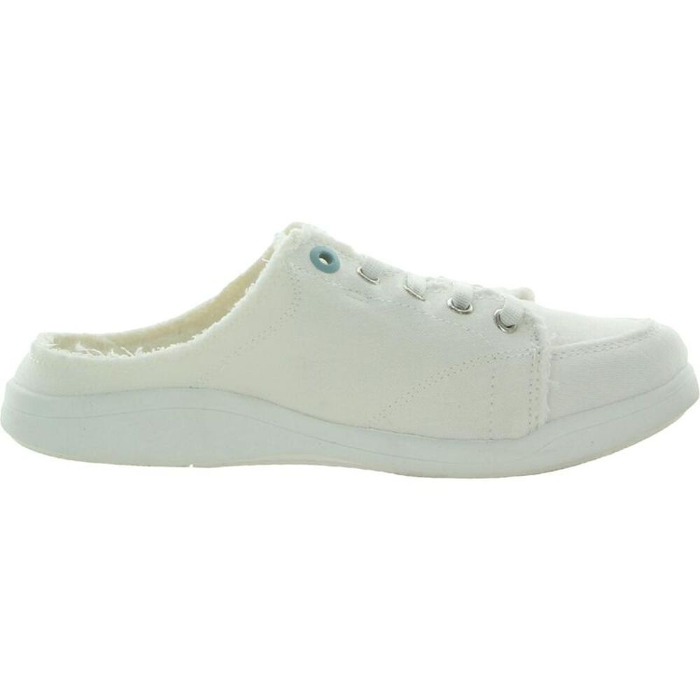 Vionic Beach Womens Breeze  White Canvas Mule Slip-On Sneakers Shoes - Picture 3 of 5